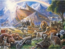 Productafbeelding Noah''s Arc with mountains 40x50cm