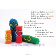 Productafbeelding Kinderkaart zoals klei in de hand van de