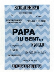 Productafbeelding Kaart papa jij bent