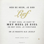 Productafbeelding Heb je Heer je God lief boven alles