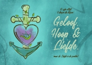 Productafbeelding Prentbriefkaart: Geloof Hoop en Liefde