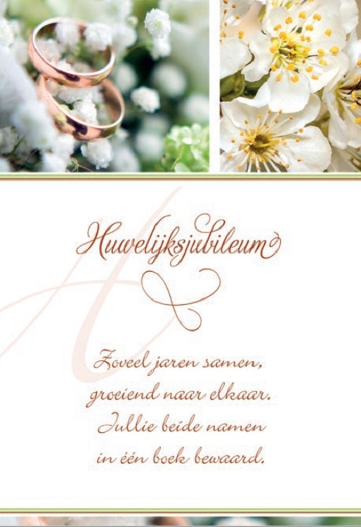 Verwonderend Wenskaart huwelijksjubileum | Candle lights | Kaarten | Kameel.nl UL-37